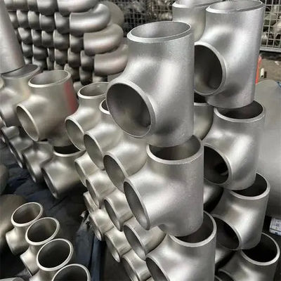 Raccord de tuyau soudé bout à bout sans couture, égal en acier inoxydable ASME B16.9, 1/2-24 pouces, 304/316L