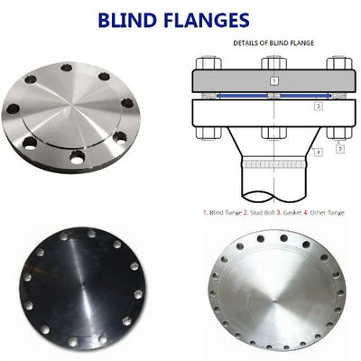 ASME B16.47 Series A ASTM B564 Hastelloy C276 Alloy Steel DN25 10K RF Blind Flange