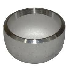 SS304 SS316L Stainless Steel Pipe Fittings Welded Oval Head Ball End Cap Fittings