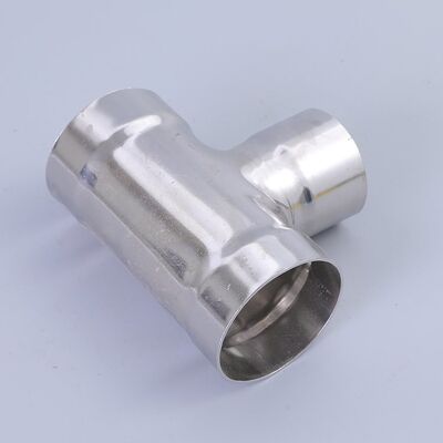 ASME B16.9 Barred Tee Butt Weld SCH 80 Stainless Steel Corrosion Resistant Fitting