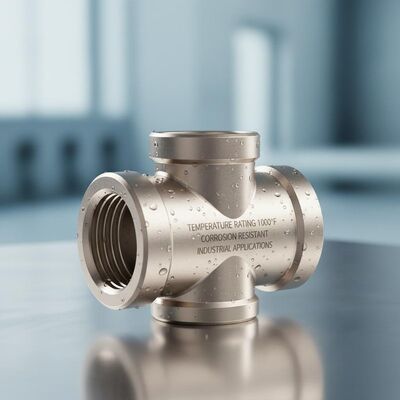 Connecteur en T en acier inoxydable avec une température nominale de 1 000 °F, résistant à la corrosion et haute durabilité pour les applications industrielles