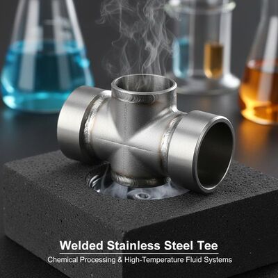 T-shirt en acier inoxydable soudé avec une bonne usinabilité, une excellente résistance à la corrosion et une résistance élevée au rendement pour le traitement chimique