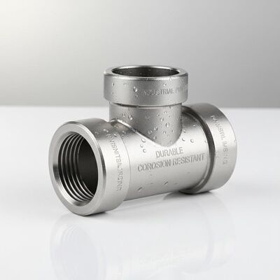 Connecteur en T en acier inoxydable résistant à la corrosion avec haute pression et résistance à la température pour la plomberie industrielle