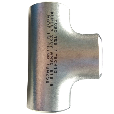 BW Fittings Super Duplex Stainless Steel 2507 Té Égal Sans Soudure ASME B16.9