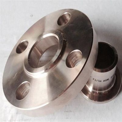Lap Joint Flange Copper Nickel Alloy UNS C70600 CUNI Stub End 2" 300# ANSI A105 Flange